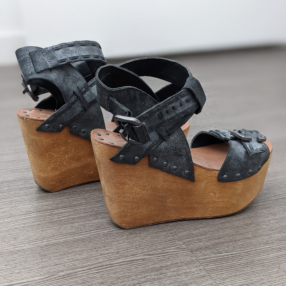 Joe's Jeans platform sandals sz 6M